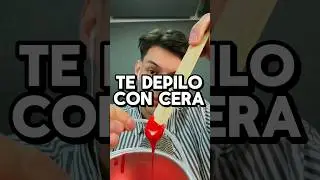 TE QUITO EL BIGOTE CON CERA #asmr #shorts #asmrvideo #comedia