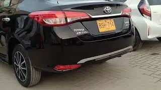 Toyota Yaris Rear Bumper Chrome Trim available at Trims.pk