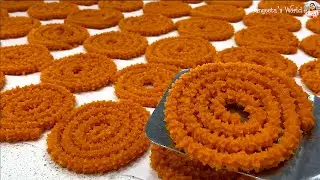 परफ़ेक्ट माप और रीत के साथ क्रिस्पी कुरकुरी Tomato Chakri • Sangeeta's World