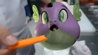 Spike Eats a Carrot [/mlp/ Antithology 2023]