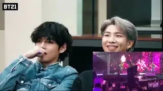 bts reaction to Blackpink "FOREVER Young" Live Performance