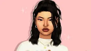 the sims 4 cas: lina | cc list & sim download