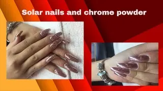 Solar nails and chrome powder - Nail Art Compilation 2017 # 11