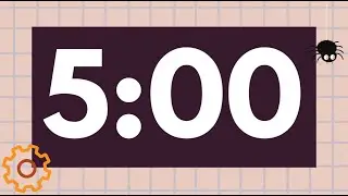 5 minute STEM HALLOWEEN Timer Countdown with Spooky Instrumental Music | classroom study timer