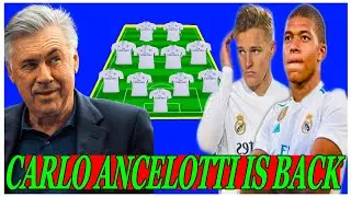REAL MADRID- Potential Line Up With Carlo Ancelotti 2021/22