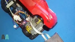 #7 Project mini car with trailer - Arduino Mega 2560 and Ethernet Cable for Remote Control