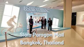 Siam Paragon mall in Bangkok Thailand -- a walking tour in 4K
