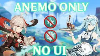 ​​[Genshin Impact] Anemo Only... but there's NO UI... and I fight everything I see