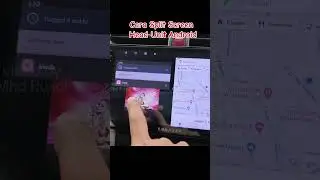 cara split screen Head Unit Android #automobile #headunitandroid #tutorial #otomotif