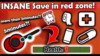 *INSANE* save in red zone! 5minutes! | Surviv.io