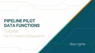 Discngine Pipeline Pilot Data Functions for TIBCO Spotfire - Part 2: Data Function Registration