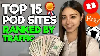 TOP 15 Print on Demand Websites 🤑 (Ranked by TRAFFIC) | FREE Passive Income Online