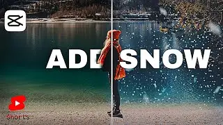 How To Add SNOW Green Screen in CapCut (2021 Tutorial) #Short