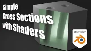 Simple Cross Sections with Shaders in Blender