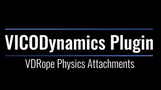 VICODynamics UE4 Tutorial: Attaching Physics Objects to VDRope