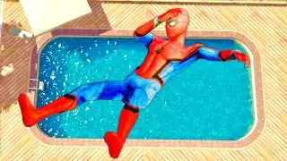 GTA 5 Spiderman Ragdoll Fails – Epic Jumps & Funny Moments Ep 17