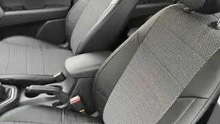 Чехлы на сиденья Hyundai Creta, 2016-2021 Экокожа, черная+центр жаккард