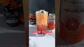 Easy blood orange mocktail! 👻