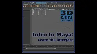 Autodesk Maya User interface intro 02 (Workspaces)
