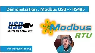 Modbus : Démonstration USB à RS-485