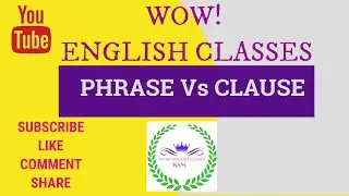 Lesson No: 3 Phrase Vs Clause and Examples (TET, DSC, GURUKULA Grammar)