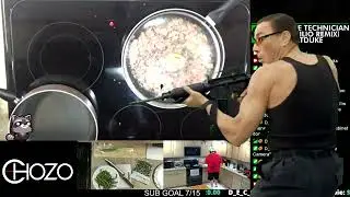 Cooking On Chozo's Kitchen - Southwestern Fried Rice and Onion Bean Quiche