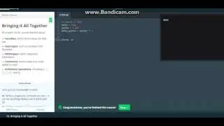 Variable monty in Python (codecademy)