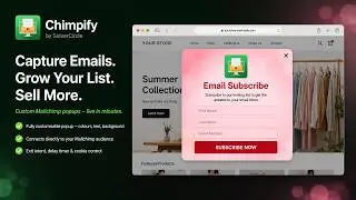 MailChimp Custom Popup Subscription | Shopify | Promo Video