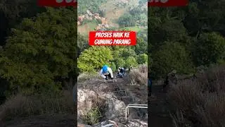 Uji coba adrenalin naik gunung parang, berani coba? #travel #video #shorts #viral #fyp #shortvideo