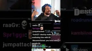 Destiny on Bruce #twitch #destiny #bruce #streamer