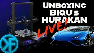 BIQU HURAKAN 3D Printer Live Unboxing