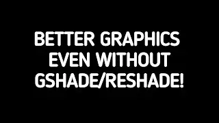 BETTER GRAPHICS WITHOUT GSHADE OR RESHADE! | Nvidia + The Sims 4