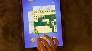 😴 iPad ASMR -  🧩 With Nonograms/picross puzzles 🧩 - writing sounds - clicky whispers