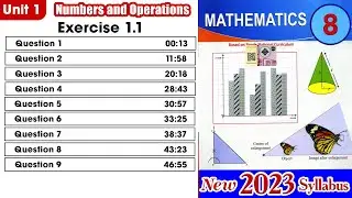 Exercise 1.1 | Class 8 @educationuptoclass12