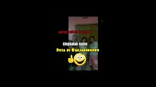 Parodi nama Desa Banjarnegoro Magelang