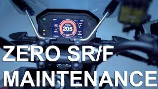Zero SR/F MAINTENANCE For Beginners + SPEED Test (205 km/h)