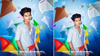 Makar Sankranti Photo Editing PicsArt|Happy Makar Sankranti 2024 Photo Editing|Fed Editz