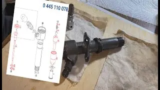 Repair of BOSCH injector | VOLVO S60 2.4 turbo diesel