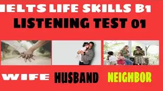 IELTS Life Skills B1 Listening | Test 01 | 2021 | By TFLS