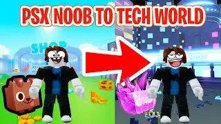 Pet Simulator X Noob To Tech World! (Part One)