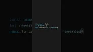 two ways to reverse an array in JavaScript 