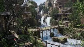 Unreal Engine - Jungle Bridge with Quixel and Fluid Flux