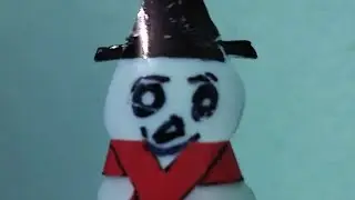 plastic spoon snowman/Christmas craft #short2022 #subscribe #shorts