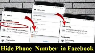 How to hide phone number in facebook - Full Guide
