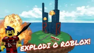 DESTRUÍ O ROBLOX HQ INTEIRO!! (Roblox Destroy the Roblox HQ)