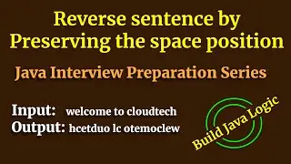 Reverse String By Preserving Space Position | Java Coding Interview Question Answers