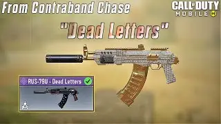 Best Rus 79u Dead Letters Gunsmith Loadout/Class Setup! | From Contraband Chase Event | CODM