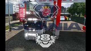 SCANIA R580 8x4 \8/ Sound deep ||ETS2 1.25 ||indonesian map