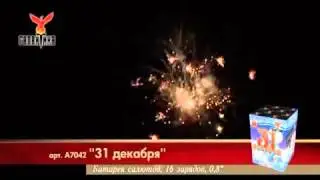 Салют 31 декабря (А7042) 16 зарядов,25 сек.