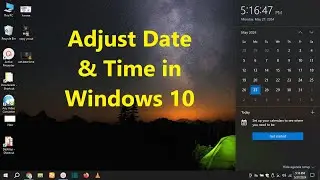 How to set Date Time on Computer Desktop Or Laptop | How to change date and time in windows 10